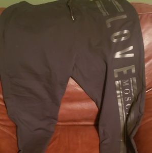 Moschino joggy pants.